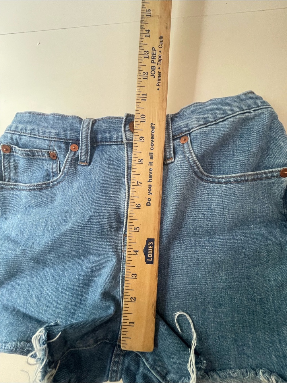 Madewell High-Rise Denim Shorts: Pieced Edition Size 25 - Picture 10 of 11